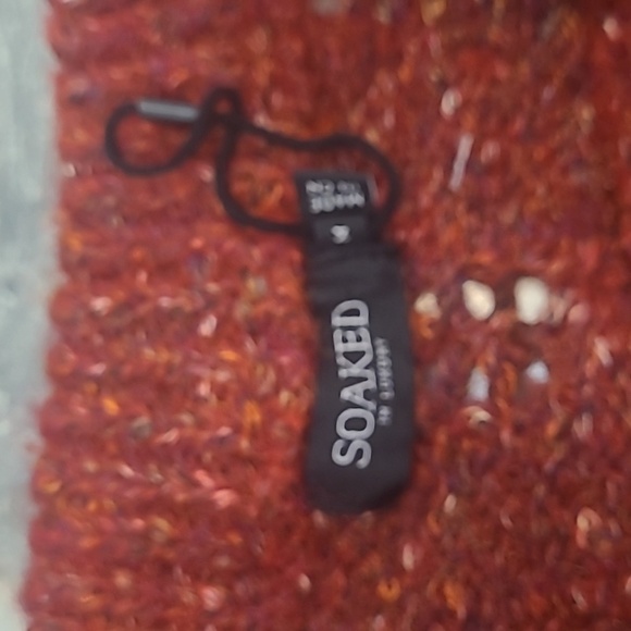 SOAKED IN LUXORY WOMEN'S NEW CHUNKY CREW NECK WOOL BLEND MEDIUM SWEATER - Picture 5 of 8